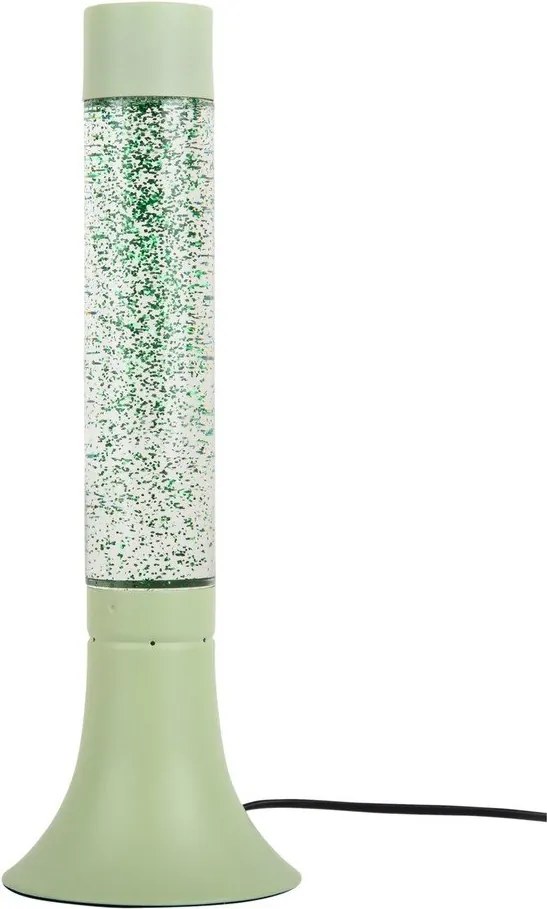 Lampada da tavolo verde con paralume in vetro (altezza totale 37,5 cm) Astro Glittler – Leitmotiv