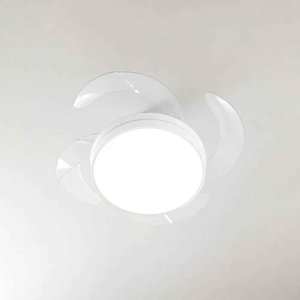 Ventilatore con struttura in metallo. Colore bianco opaco (ULTIMI DISPONIBILI - N°2)