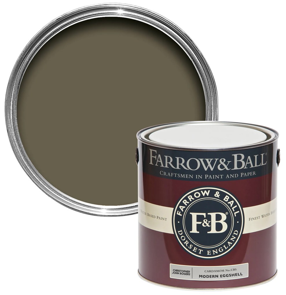 Farrow & Ball Modern Eggshell - Cardamom CB5 - 2,5l