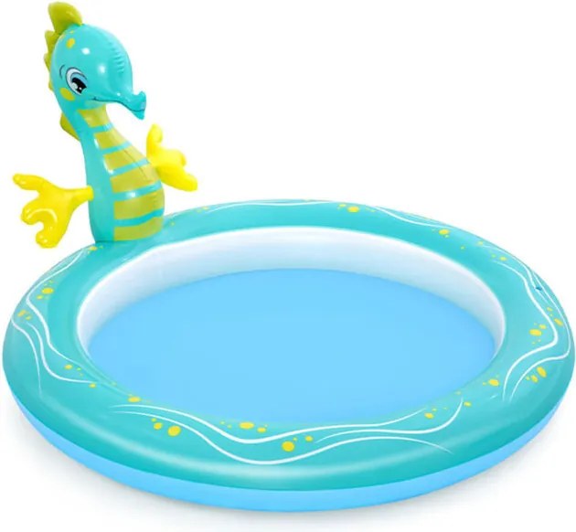 Bestway Piscina Gonfiabile per Bambini Getto Cavallo 188x160x86 cm +2 Anni Giardino 53114