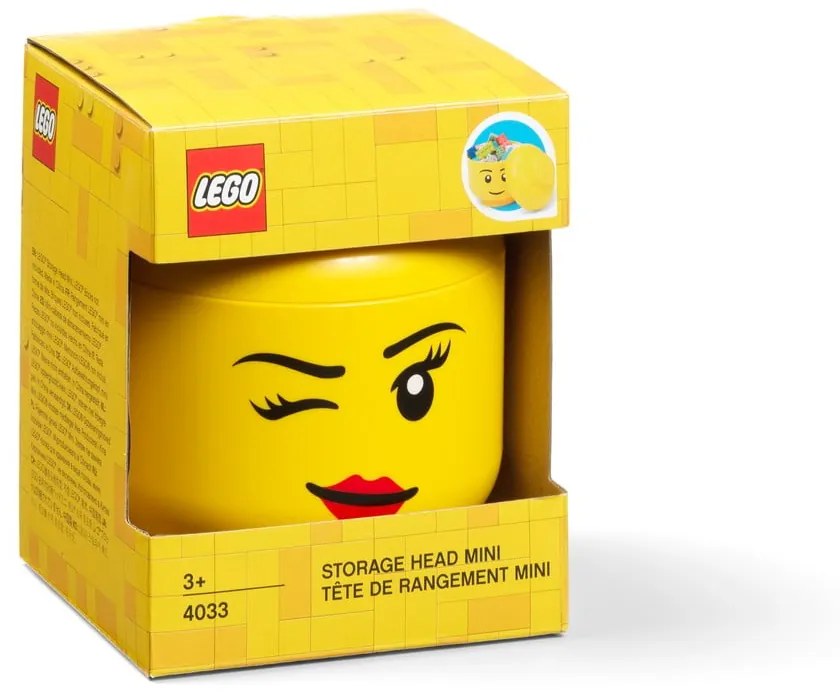 Contenitore giallo Wink, ø 10,6 cm - LEGO®