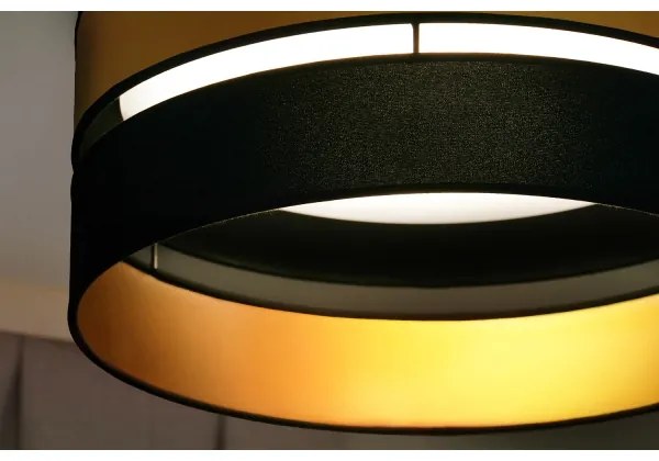 Brilagi - Plafoniera LED ROYAL LED/24W/230V diametro 45 cm nero/oro
