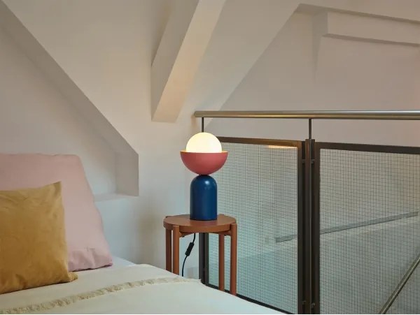 Osram - Lampada da tavolo DECOR BOWL 1xE14/25W/230V blu/rosa