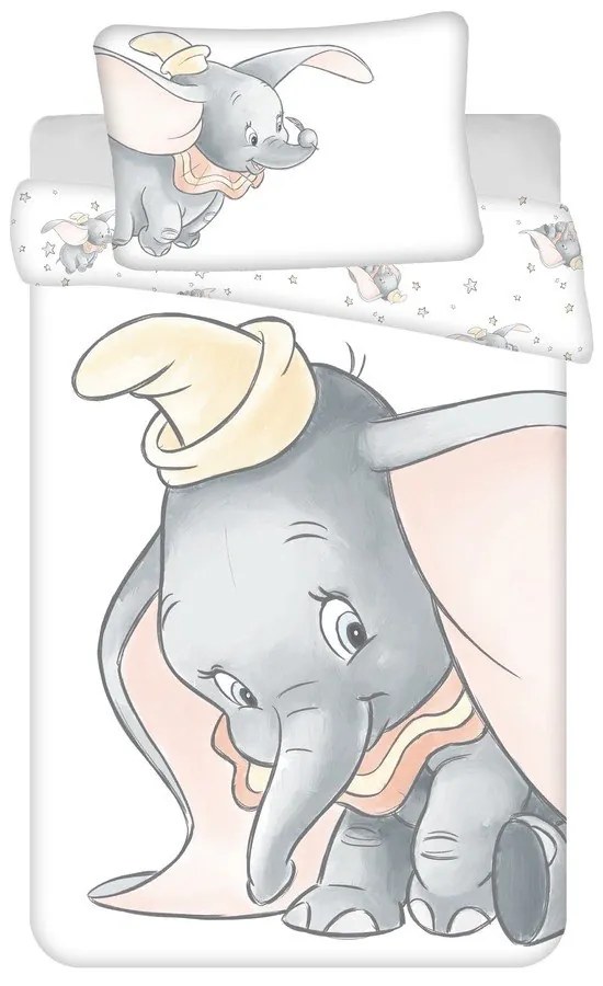 Biancheria da letto per culla in cotone 100x135 cm Dumbo - Jerry Fabrics