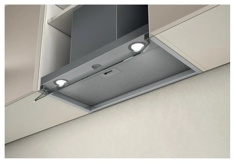 Cappa a incasso Boxin IX/A/120 ELICA argento L 120 cm