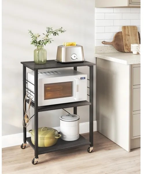 Tavolino da servizio MARGE nero