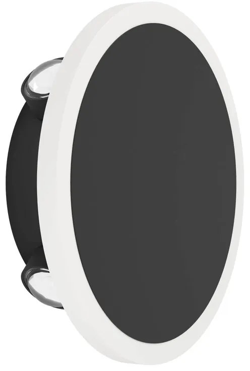 Applique LED bagno e garage design TALAMELLO 1 nero IP20, luce bianco caldo 1450 lumen, EGLO