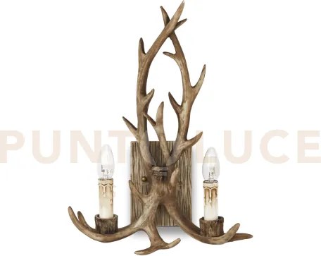 Chalet applique a parete in resina e legno decorazione artigianale ...