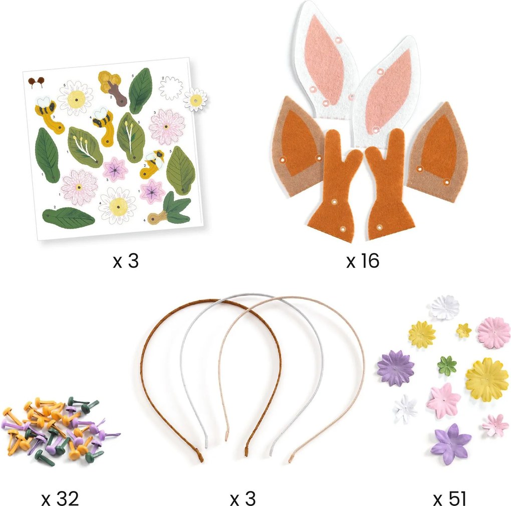 Fai da te - Flower friends - cerchietti