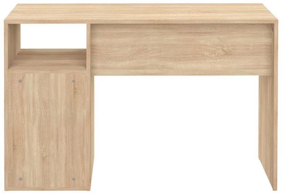 Tavolo da lavoro con piano in rovere 50x115 cm Oxford - TemaHome