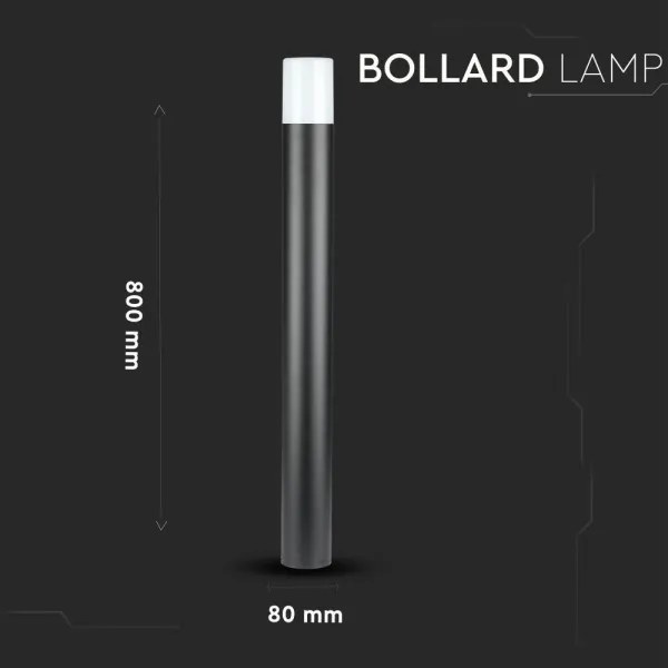 Lampada da esterno 1xGU10/35W/230V IP54 80 cm nero