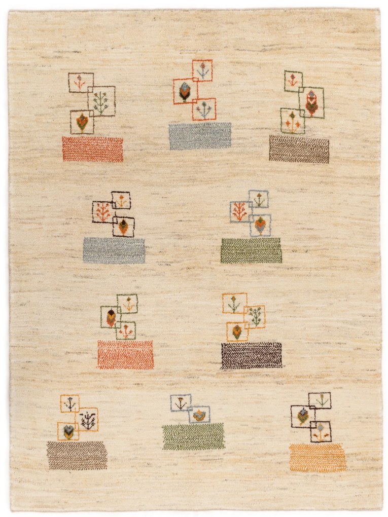 Gabbeh Tappeto persiano 230 x 170 Beige (Iran) Annodato A Mano