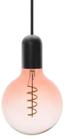 Lampadina LED FILAMENT SPIRAL G125 E27/4W/230V 2000K rosa