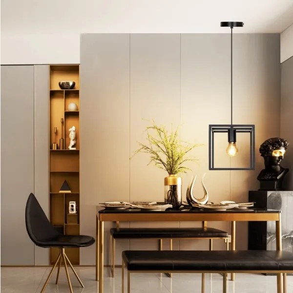 Aigostar - Lampadario a sospensione con filo 1xE27/40W/230V