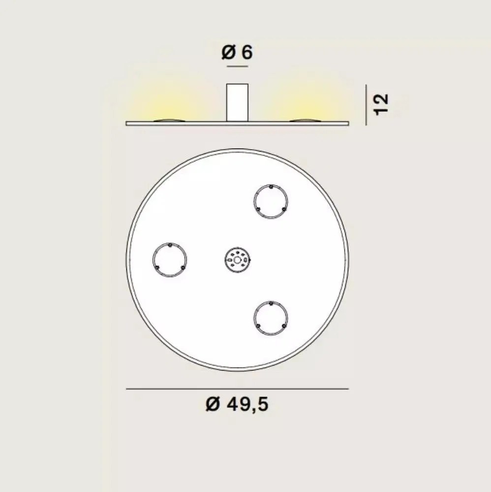 Collide h3 2.700k 5100 lumen 51w cri90 bianco opaco  phase