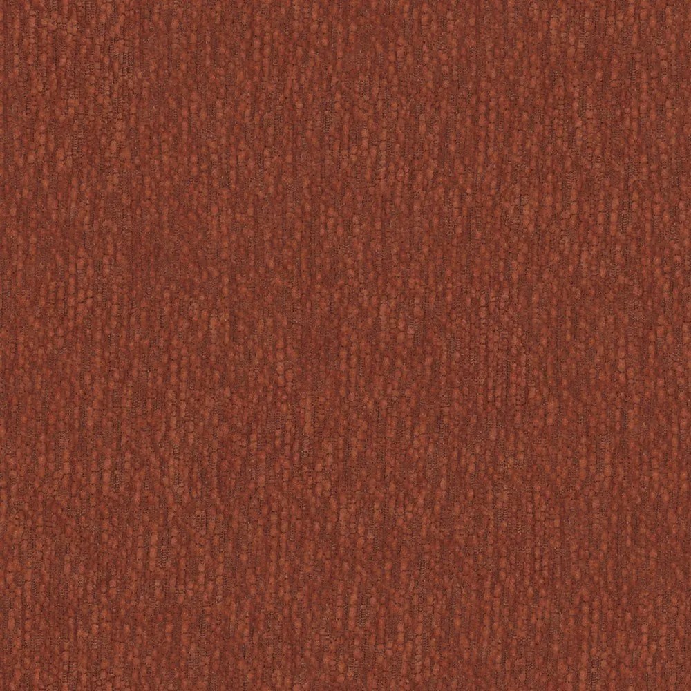 Divano angolare color terracotta (con penisola a destra/a L) con rivestimento in ciniglia Marbeya – Ropez