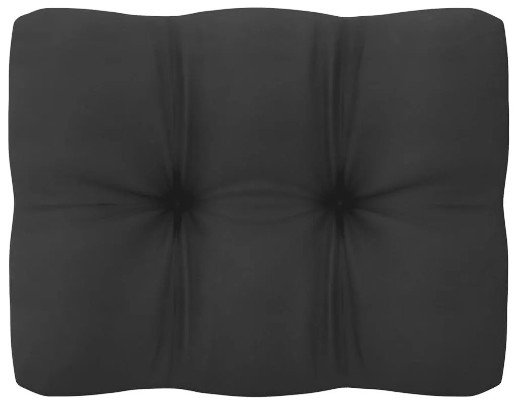 Set divani da giardino 8 pz cuscini bianchi massello di pino