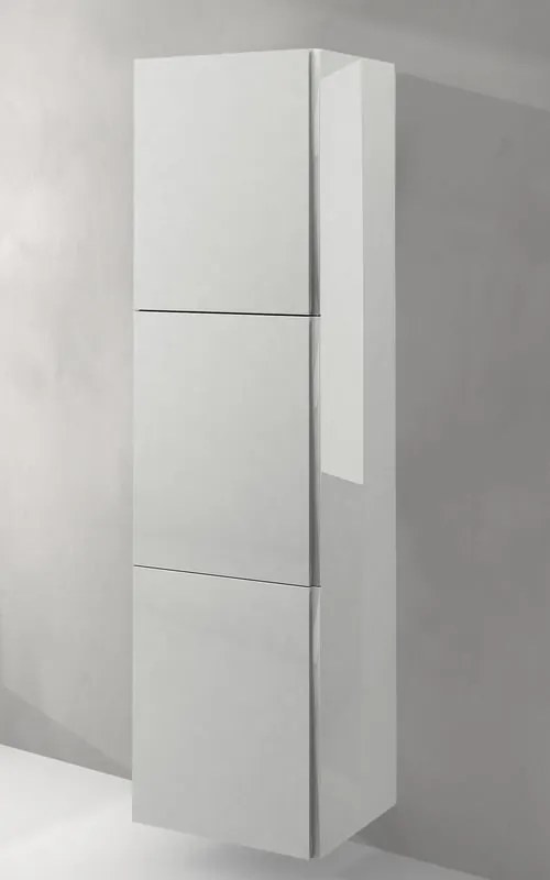 Colonna per mobile bagno comfort BADEN HAUS 3 ante P 38 x L 45 x H 170 cm grigio chiaro placcato