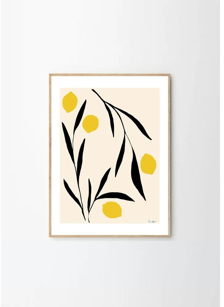 Poster 50x70 cm Lemon – Anna Mörner – The Poster Club