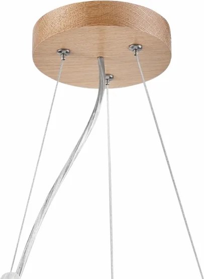 Brilagi - Lampadario LED RGBW dimmerabile CARVALHO 2xE27/9W/230V Wi‑Fi rovere Ø 37 cm