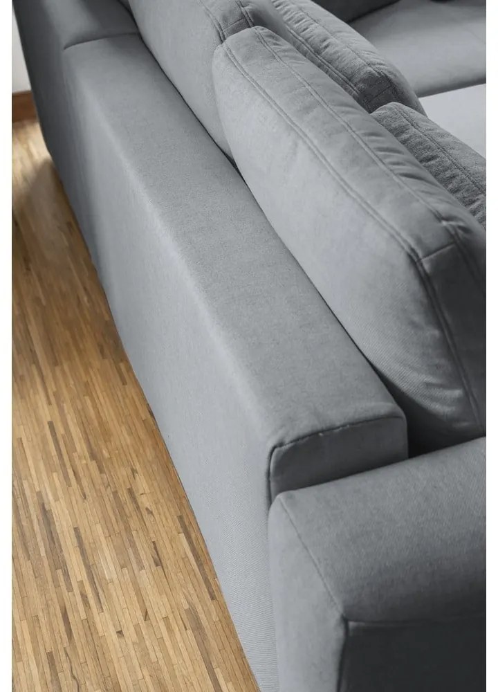 Divano letto angolare grigio (variabile) Homely Tommy - Miuform