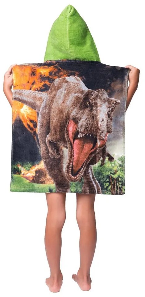Poncho per bambini in cotone 3-8 anni Jurassic World "Volcano" – Jerry Fabrics