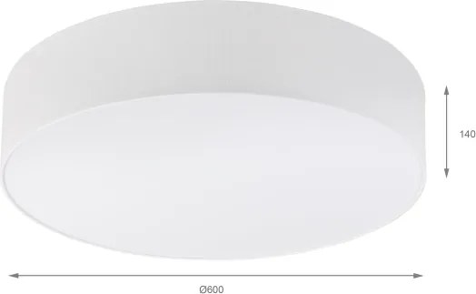 Brilagi - Plafoniera LED SIRIJA 4xE27/60W/230V Ø 60 cm bianco