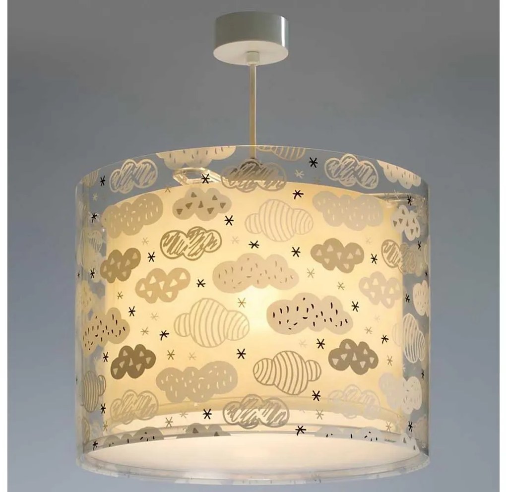 Dalber D-41412E - Lampadario per bambini CLOUDS 1xE27/60W/230V