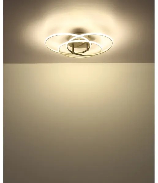 Globo 67355-40N - Plafoniera LED KOMBOS 40W/230V diametro 45,6 cm cromo opaco