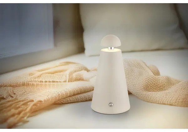 Globo 21042B - Lampada da tavolo ricaricabile LIVA a LED dimmerabile a sfioramento LED/1,2W/5V 1200 mAh