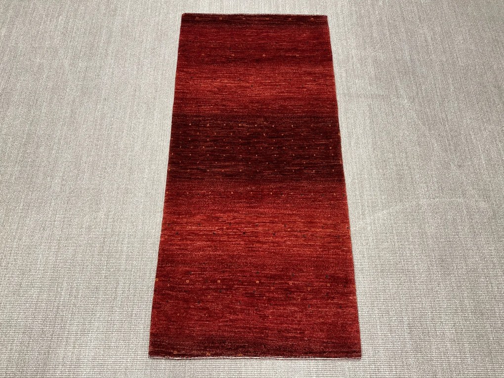Loribaft Tappeto 90x190 Rosso (Iran) Annodato A Mano