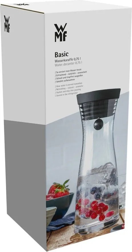 Caraffa per acqua in vetro, 0,75 l Basic - WMF