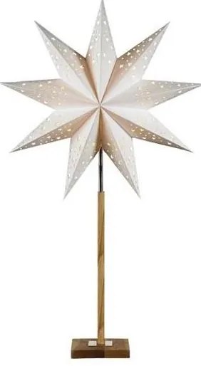 Markslöjd 706042 - Decorazione natalizia SOLVALAA 1xE14/25W/230V bianco/legno