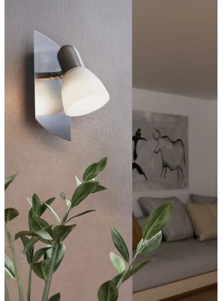 EGLO 90982 - Faretto ENEA 1xE14/40W nichel opaco / satinato