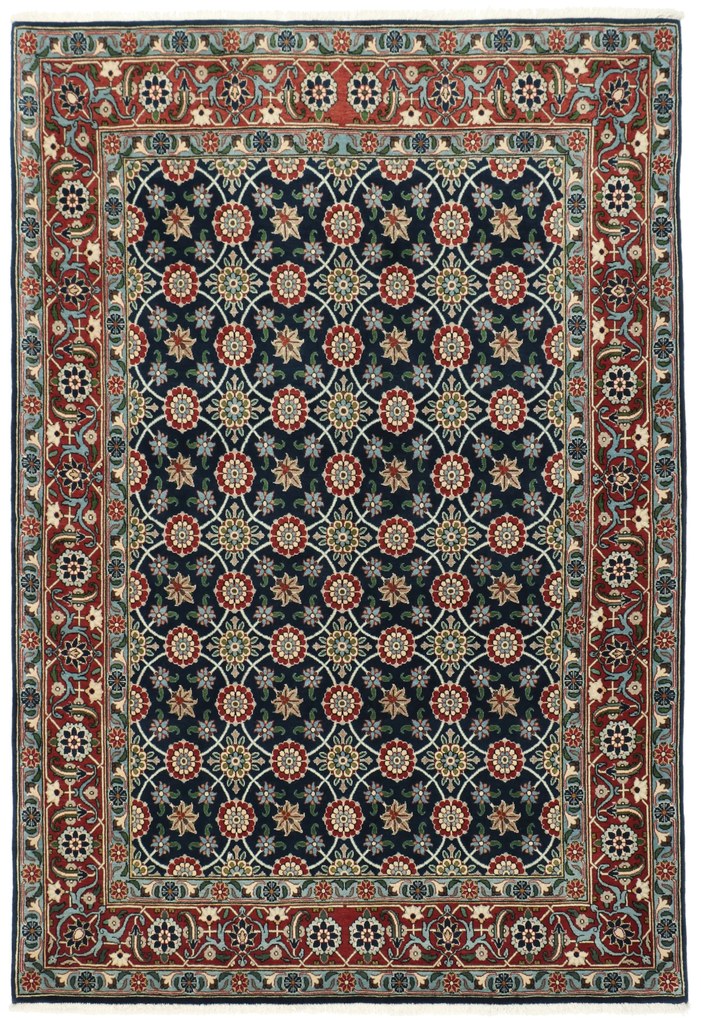 Varamin Tappeto 150 x 210 (Iran) Annodato A Mano