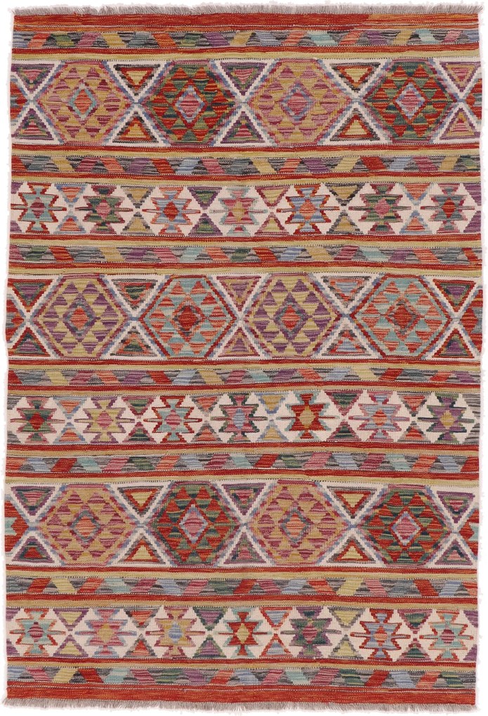 Kilim Tappeto orientale 130 x 190 (Afghanistan) Tessuto A Mano