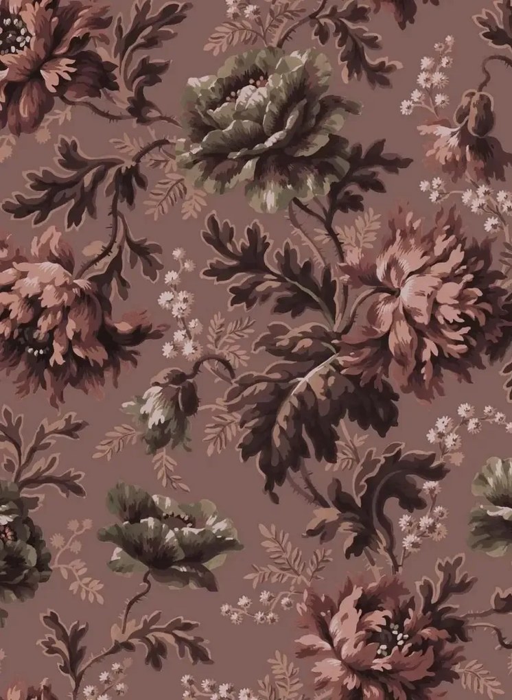 House of Hackney Carta da parati Opia - Old Rose