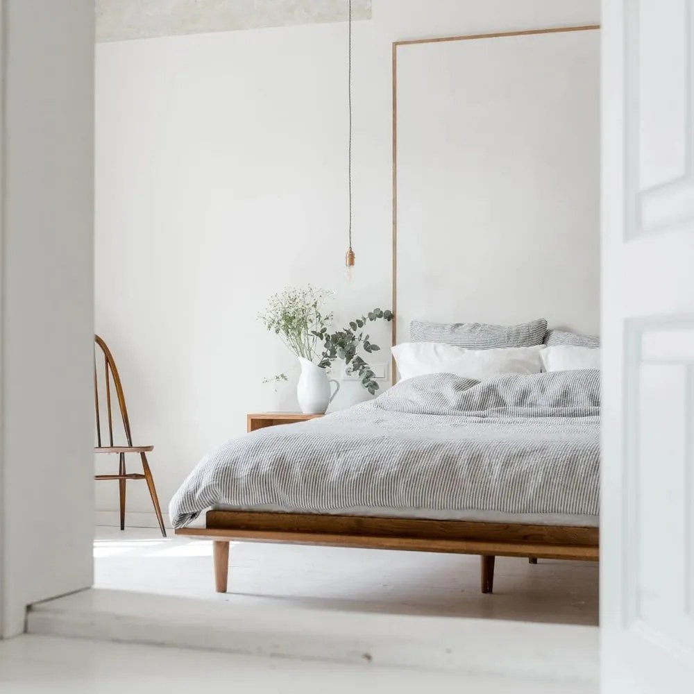 Federa di lino 70x90 cm Thin Black Stripes - Linen Tales