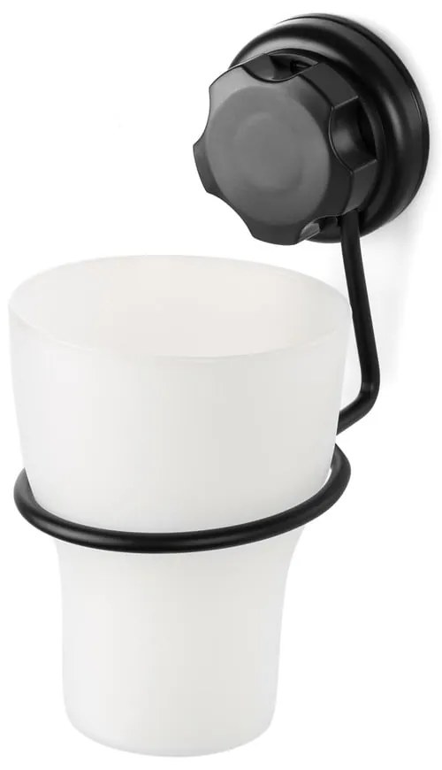 Coppa nera autoportante in metallo per spazzolini da denti Bestlock Black - Compactor