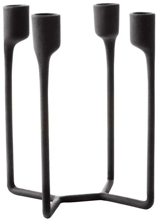 Heima 4-armed Portacandele Black - Normann Copenhagen