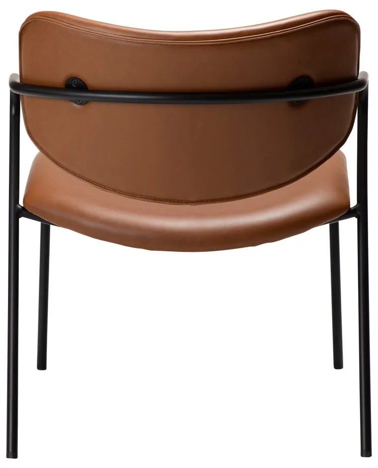 Poltrona in similpelle marrone cognac Zed - DAN-FORM Denmark