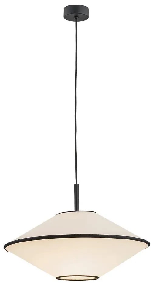 Argon 4282 - Lampadario sospeso TROY su cavo 1xE27/15W/230V beige