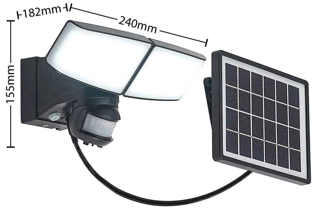 Prios Kalvito applique LED solare sensore, 2 luci