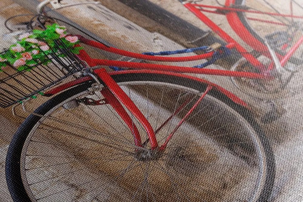 Stampa su tela – Bicicletta rustica