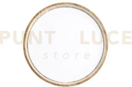 Plafoniera led madera effetto legno 22w 3520lm cct 3000k 4000k  650...