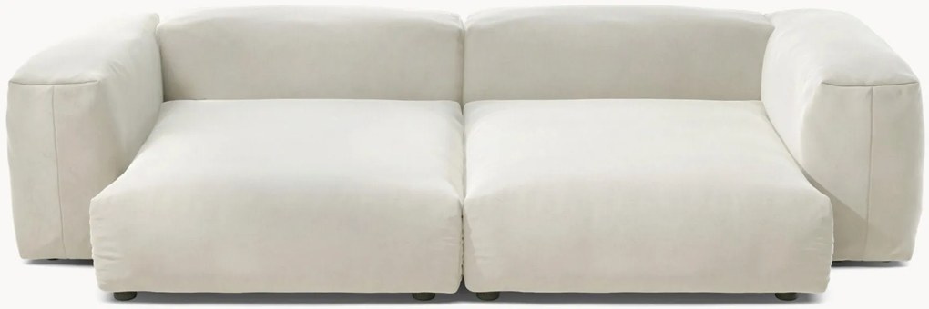 Divano componibile 3 posti in velluto Vetsak