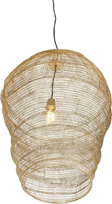 Lampada a sospensione orientale oro 70 cm - Nidum