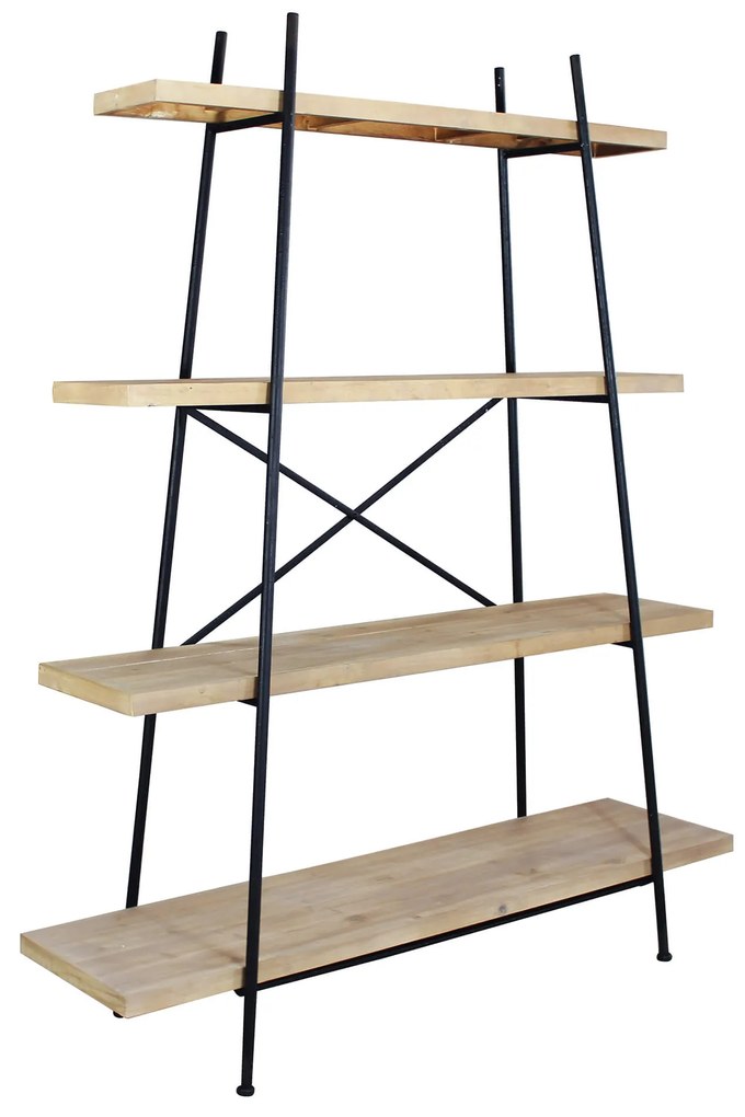 SHELFY - libreria industrial in legno e acciaio