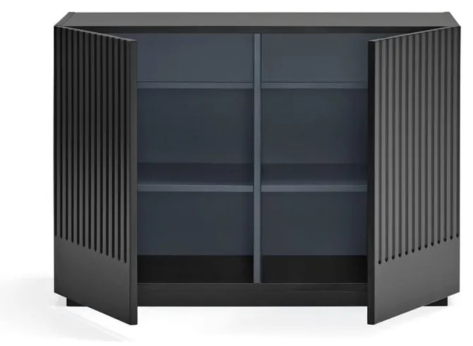 Cassettiera bassa nera 100x70 cm Doric - Teulat