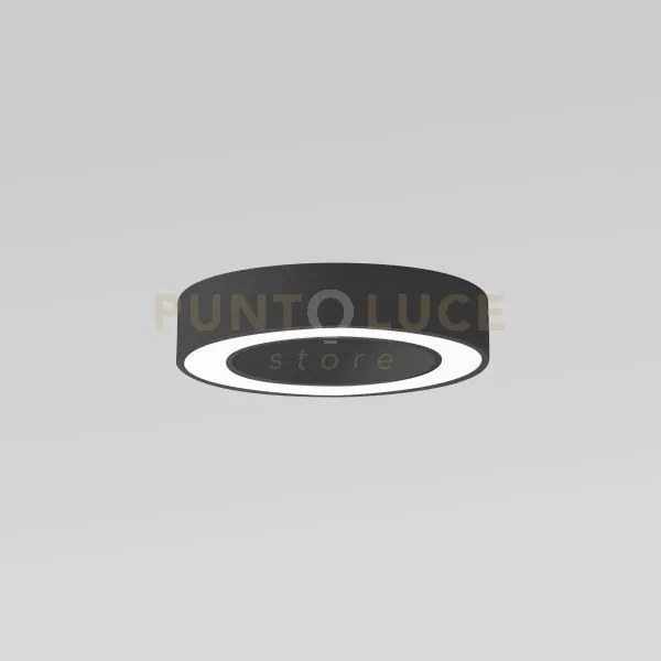Flor p/p - plafoniera colore nero a led 3000k 2100lm 30w dimmerabil...